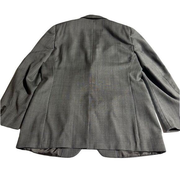 Brooks Brothers Mens Blazer 43 R Gray Glen Plaid Fitzgerald Fit Wool Sport Coat - Picture 14 of 14